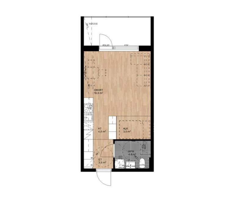 New, Modern Studio W/ Big Balcony Rovaniemi Exterior foto